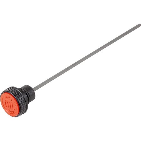 KIPP Plug W. Dipstick, Form:C With Vent And Air Filter, D=30, D1=18, Thermoplastic K0462.33018